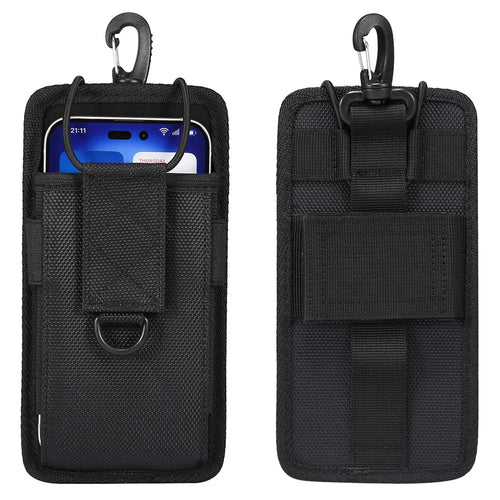 5.5 - 6.5 inch Waist Bag for iPhone Air / 11 Pro Max / Samsung Galaxy S26+ / S25+ / Honor 50 Universal Oxford Fabric Phone Pouch - 1