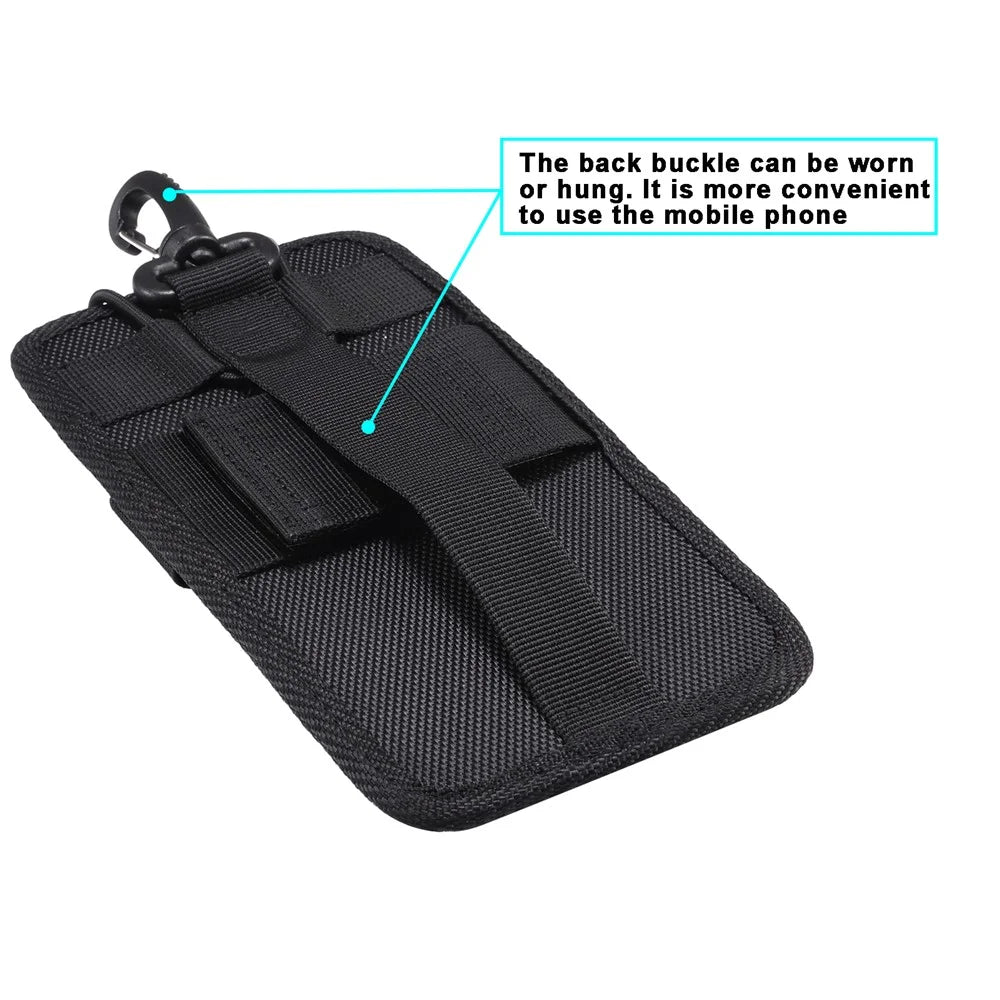6.7 - 7.2 inch Waist Bag for iPhone 16 Pro Max / Samsung Galaxy S25 Ultra / Huawei P60 Universal Oxford Fabric Phone Pouch - 2