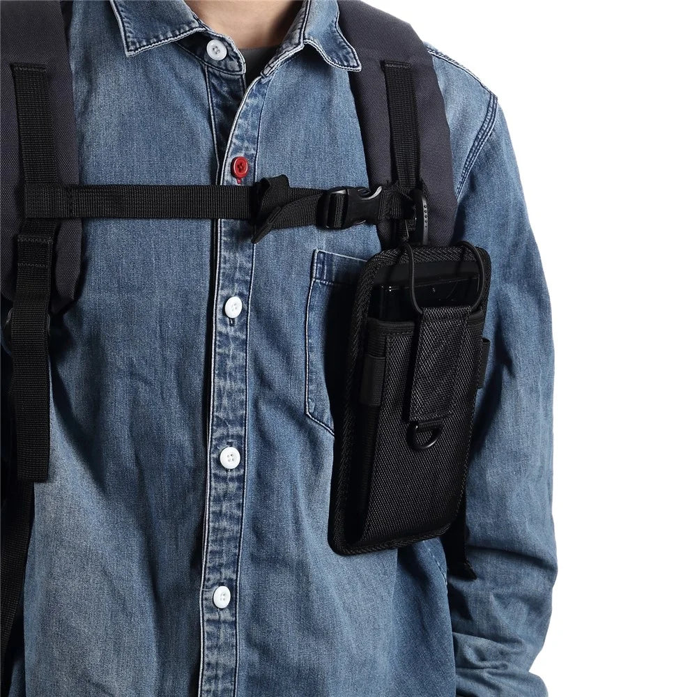6.7 - 7.2 inch Waist Bag for iPhone 16 Pro Max / Samsung Galaxy S25 Ultra / Huawei P60 Universal Oxford Fabric Phone Pouch - 6