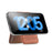 MC-W28 Ultra Thin Magnetic Card Holder for Phone Back RFID Blocking Twill Pattern Kickstand Card Case - Brown - 3