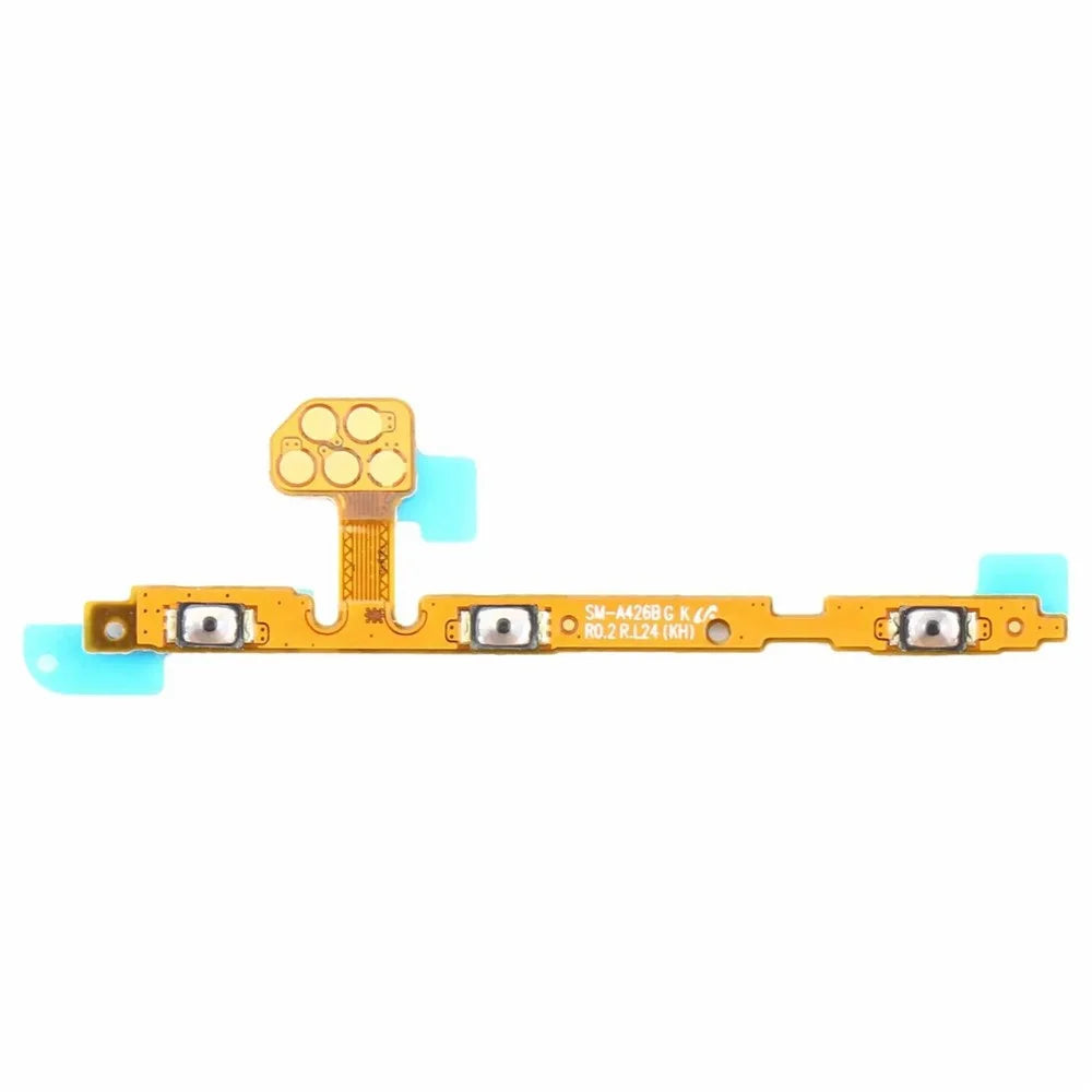 For Samsung Galaxy A42 5G A426 OEM Power On  /  Off and Volume Flex Cable Repair Part (Without Logo) - 1