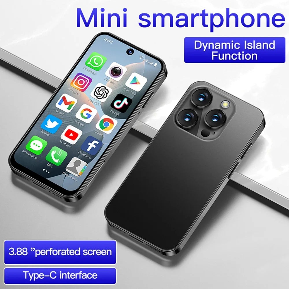 SOYES XS19 Smartphone 3.88 inch 2GB + 16GB Android 10 3G Network Mini Phone - Black - 2