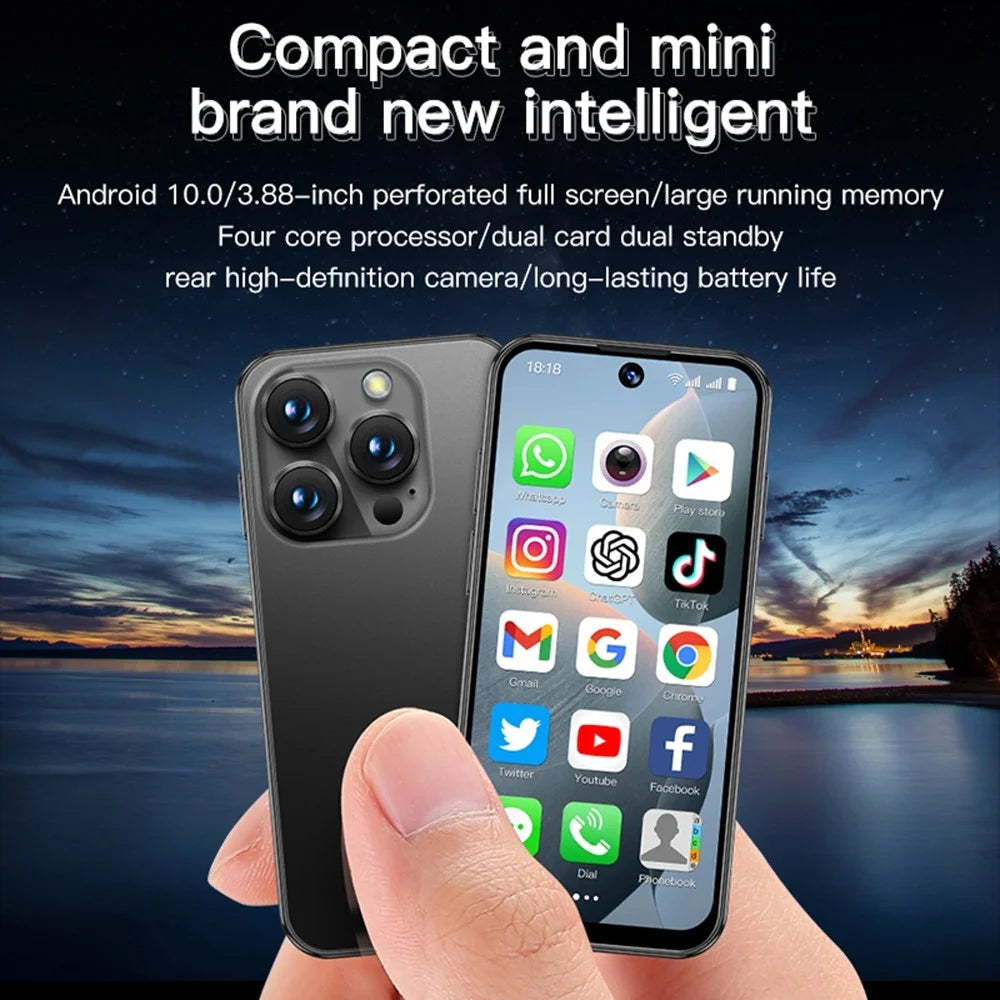 SOYES XS19 Smartphone 3.88 inch 2GB + 16GB Android 10 3G Network Mini Phone - Black - 4