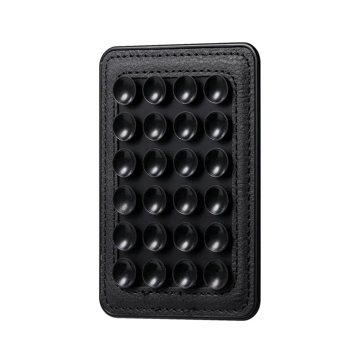 MC-W18 Magnetic Phone Back Stand Silicone Suction Cup Phone Mount - Black - 3