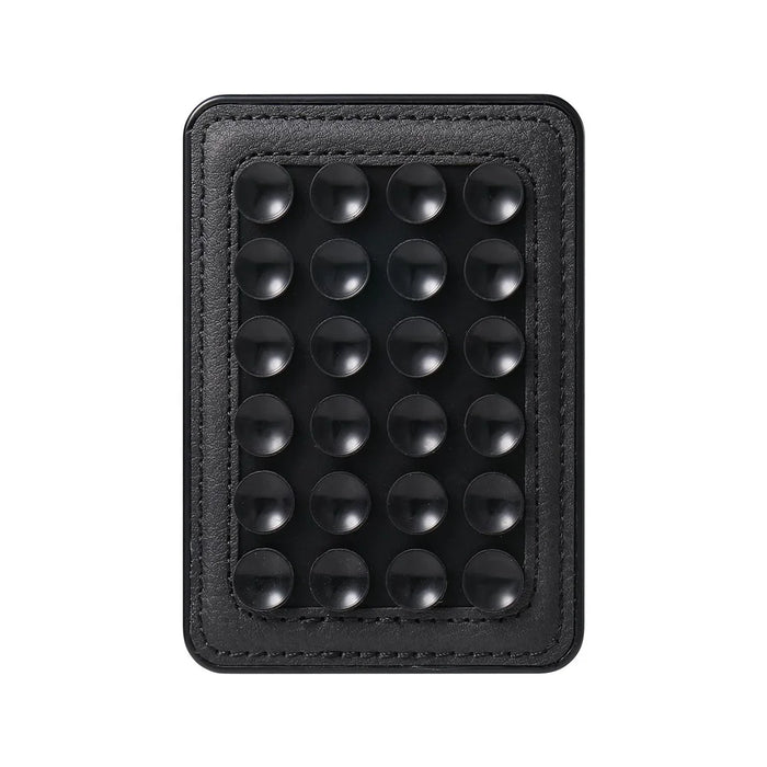 MC-W18 Magnetic Phone Back Stand Silicone Suction Cup Phone Mount - Black - 4