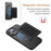 MC-W18 Magnetic Phone Back Stand Silicone Suction Cup Phone Mount - Black - 6