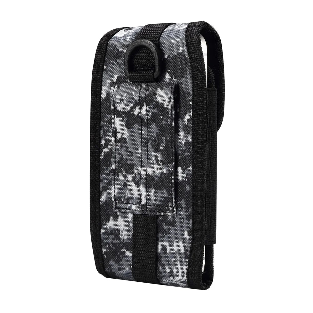 Universal Phone Pouch for iPhone 17 Pro / 17 / 16 / Samsung Galaxy S26 / S25+ 5.5-6.5 Inch Phone Waist Belt Clip Holster - Black - 3