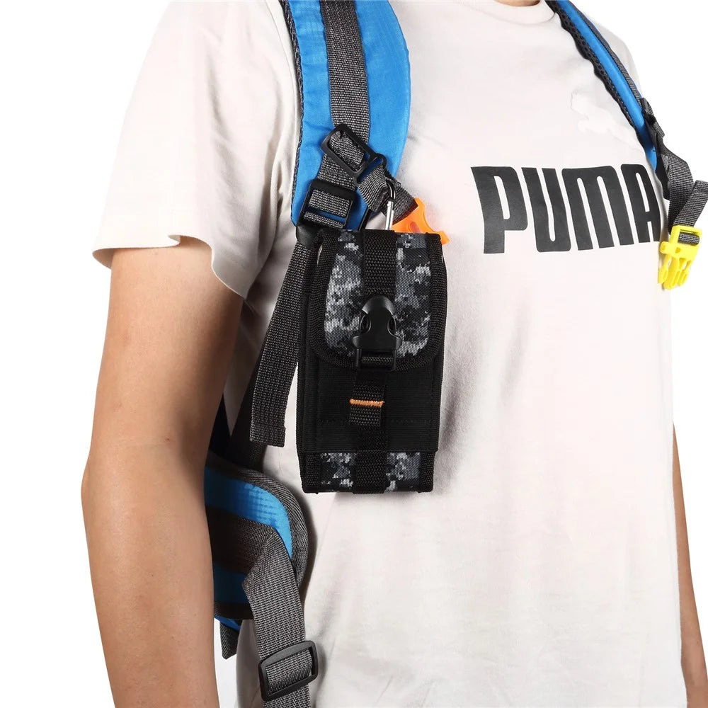 Universal Phone Pouch for iPhone 17 Pro / 17 / 16 / Samsung Galaxy S26 / S25+ 5.5-6.5 Inch Phone Waist Belt Clip Holster - Black - 4