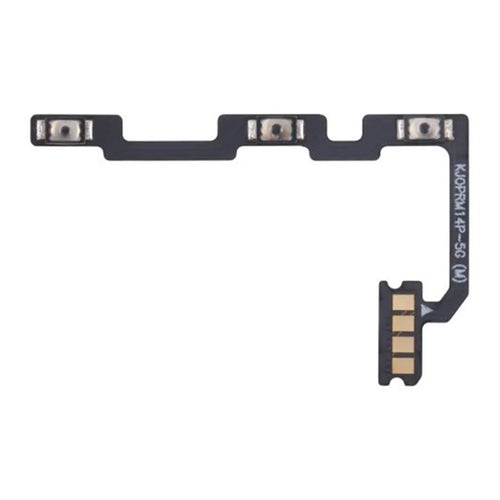 For Realme 14 Pro 5G Power On  /  Off and Volume Flex Cable (Without Logo) - 1