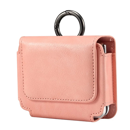 Foldable Smartphone Universal Phone Pouch For Huawei Pura X Phone Waist Belt Clip Holster - Pink - 1