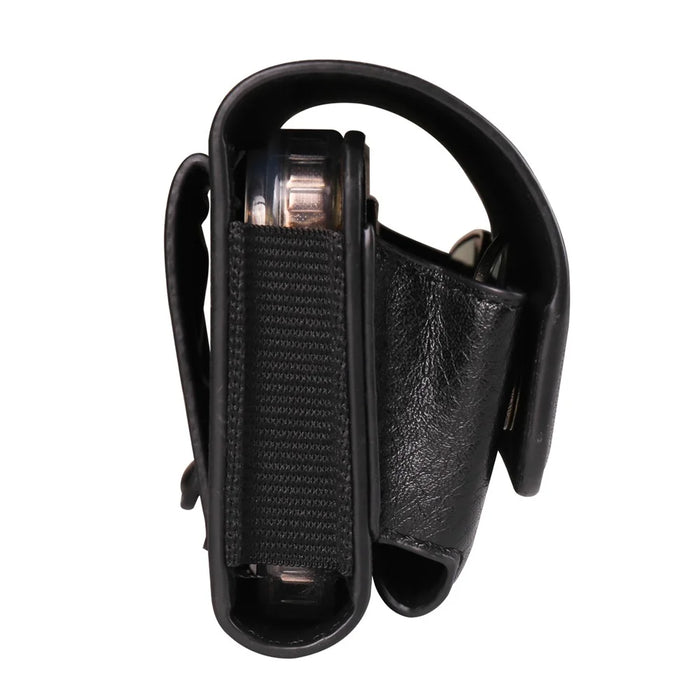 For 6.7 - 6.9 inch Phone Belt Holder Case Universal Waist Pack with Eyeglass Holder Elastic Band - Black - 4