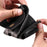 For 6.7 - 6.9 inch Phone Belt Holder Case Universal Waist Pack with Eyeglass Holder Elastic Band - Black - 5