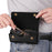 For 6.7 - 6.9 inch Phone Belt Holder Case Universal Waist Pack with Eyeglass Holder Elastic Band - Black - 7