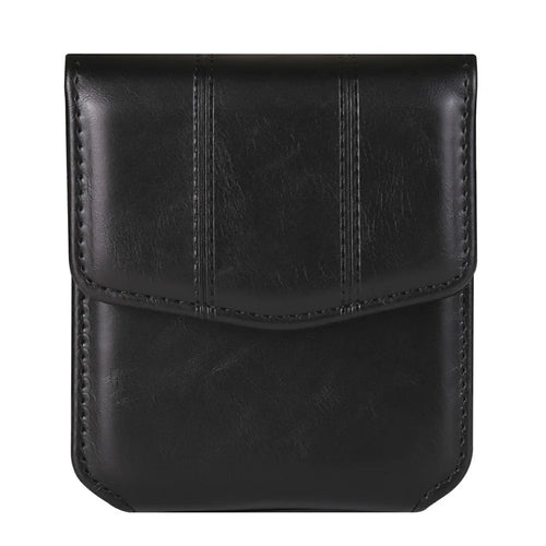 Universal Waist Pouch Foldable Smartphones Belt Holder with Elastic Band - Black - 1