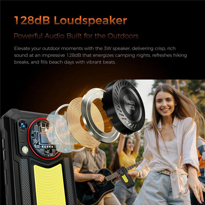 OUKITEL WP53S 4G Rugged Smartphone Unisoc T615 6.52 Inch Mobile Phone with 11000mAh Battery, 4+128GB - 3