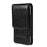 Universal Waist Pouch for 6.7 - 6.9 inch Smartphones Vertical Design PU Leather Cell Phone Belt Holster - Black - 1