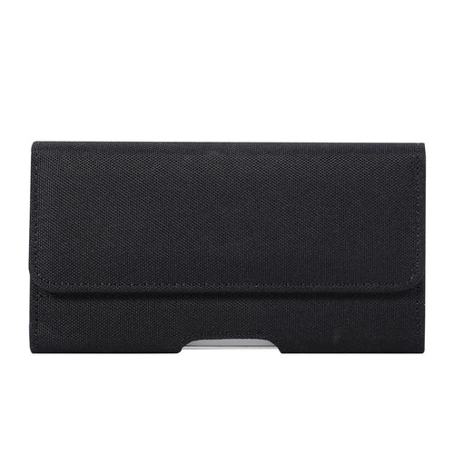 Universal 6.1 Inch Horizontal Nylon Phone Waist Bag Magnetic Closure Phone Pouch Belt Clip Holster - 1