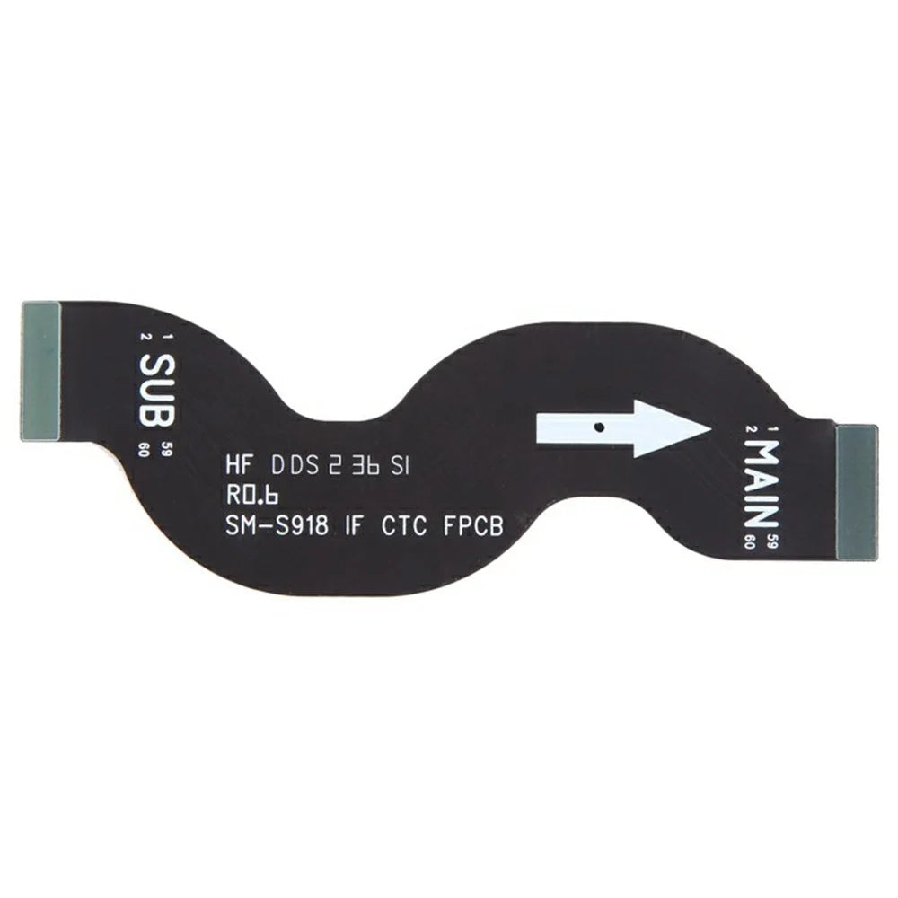 For Samsung Galaxy S23 Ultra S918 OEM Motherboard Dock Connection Flex Cable Replacement Part (Without Logo) - 1