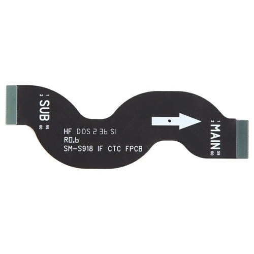 For Samsung Galaxy S23 Ultra S918 OEM Motherboard Dock Connection Flex Cable Replacement Part (Without Logo) - 1