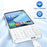 DOOV R70 4 Inch Touch Screen Android 14 4G Smartphone 2600mAh Battery Keypad Cellphone, 6+128GB (without Camera) - White - 3