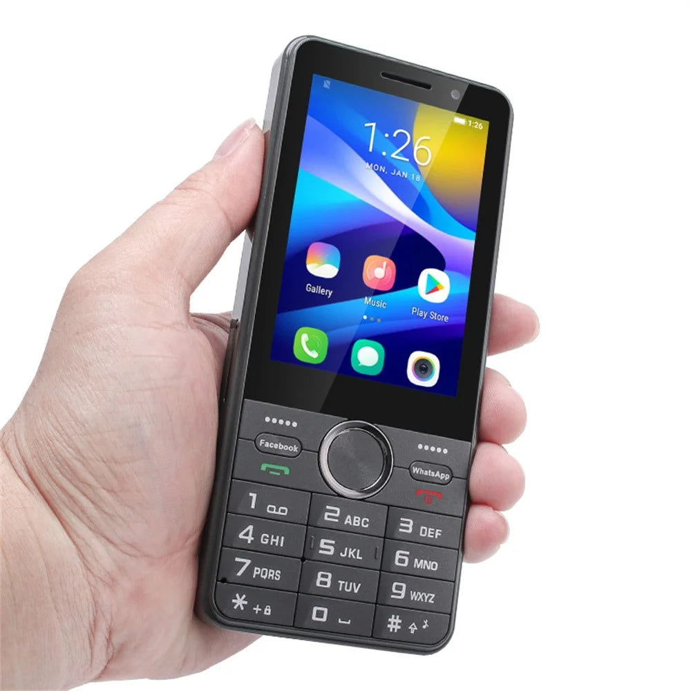 UNIWA A3502 2.4 Inch 4G Mini Smartphone MT6737M 2+16GB Dual SIM Touch Screen Android Mobile Phone - Black - 3