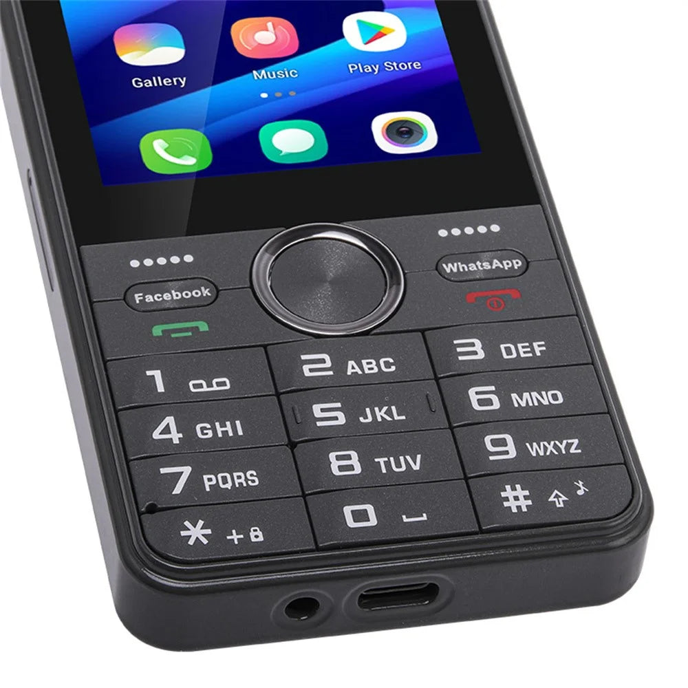 UNIWA A3502 2.4 Inch 4G Mini Smartphone MT6737M 2+16GB Dual SIM Touch Screen Android Mobile Phone - Black - 5