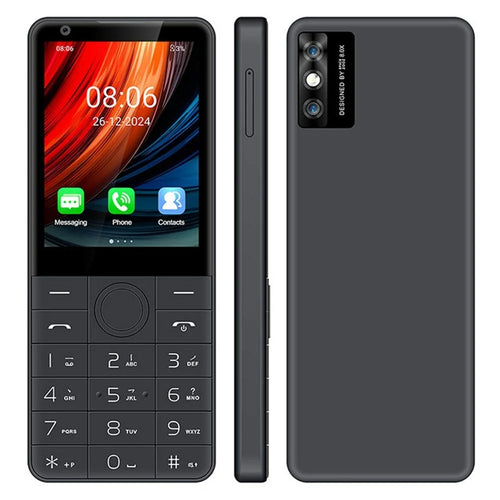 DOOV R77 Pro 2.8 Inch 3GB+32GB 4G Mini Android Smartphone Touchscreen Keypad Dual SIM Cell Phone - Grey - 1
