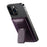 MC-W37 PU Leather Flip Card Holder Kickstand Magnetic Card Case - Purple - 4