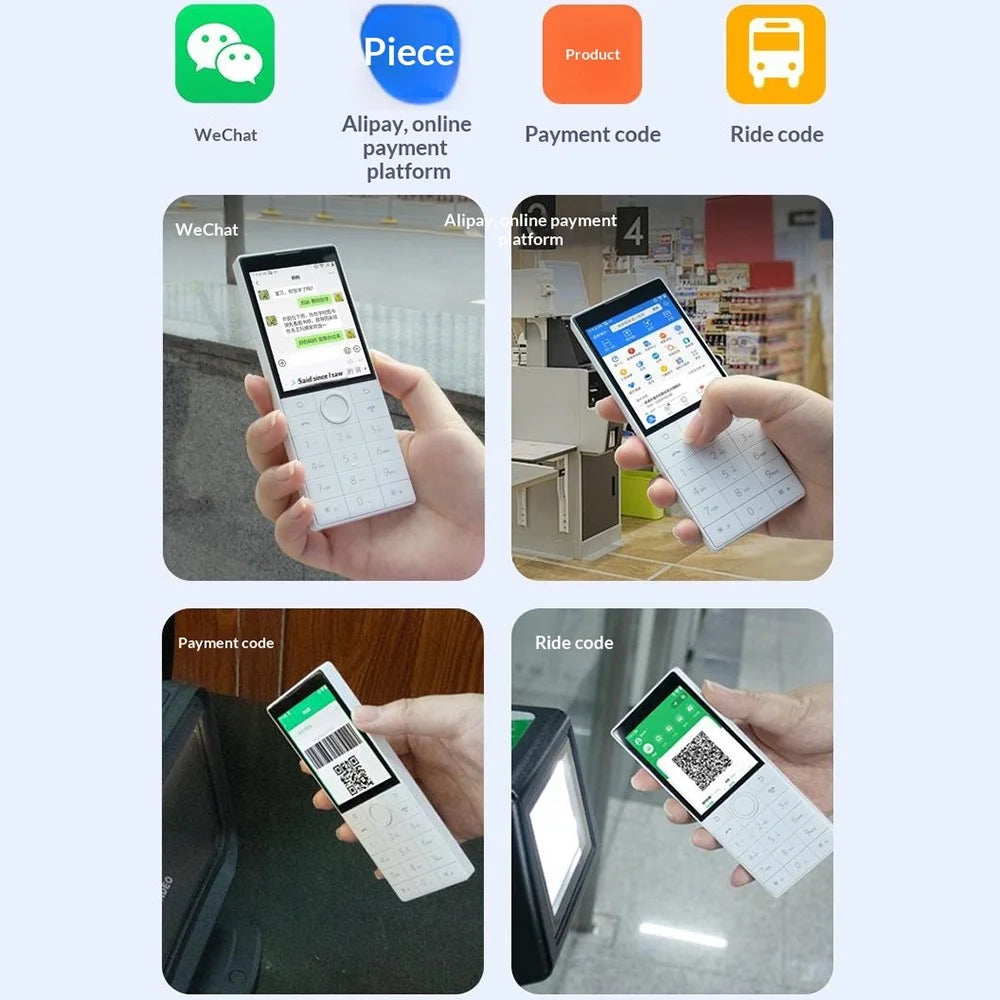 QIN F22 2.8 Inch MTK6739 3GB 32GB 4G Smart Mini Phone Android 11 Touchscreen Smartphone - White - 5