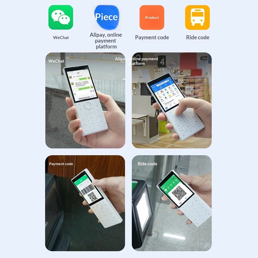 QIN F22 2.8 Inch MTK6739 2+16GB 4G Smart Mini Phone Android 11 Touchscreen Smartphone - White - 7