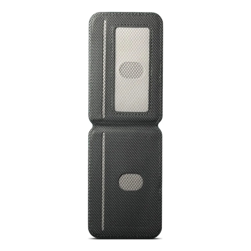 ESEBLE S3 RFID Blocking Magnetic Card Holder Kickstand PU Leather Phone Back Wallet Compatible with MagSafe - Green - 4