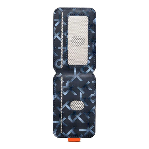 ESEBLE S5 RFID Blocking Magnetic Card Holder Kickstand Letter Print Leather Phone Wallet Compatible with MagSafe - Sapphire - 2