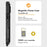 AULUMU G03 Multifunctional Magnetic Wallet Stand Card Holder Phone Grip Compatible with MagSafe with AirTag Holder - Carbon Fiber Style - 6