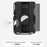 AULUMU G03 Multifunctional Magnetic Wallet Stand Card Holder Phone Grip Compatible with MagSafe with AirTag Holder - Carbon Fiber Style - 7