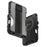 AULUMU G03 Multifunctional Magnetic Wallet Stand Card Holder Compatible with MagSafe with Airtag Holder - Grey / PC Shell - 1