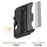 AULUMU G03 Multifunctional Magnetic Wallet Stand Card Holder Compatible with MagSafe with Airtag Holder - Grey / PC Shell - 4
