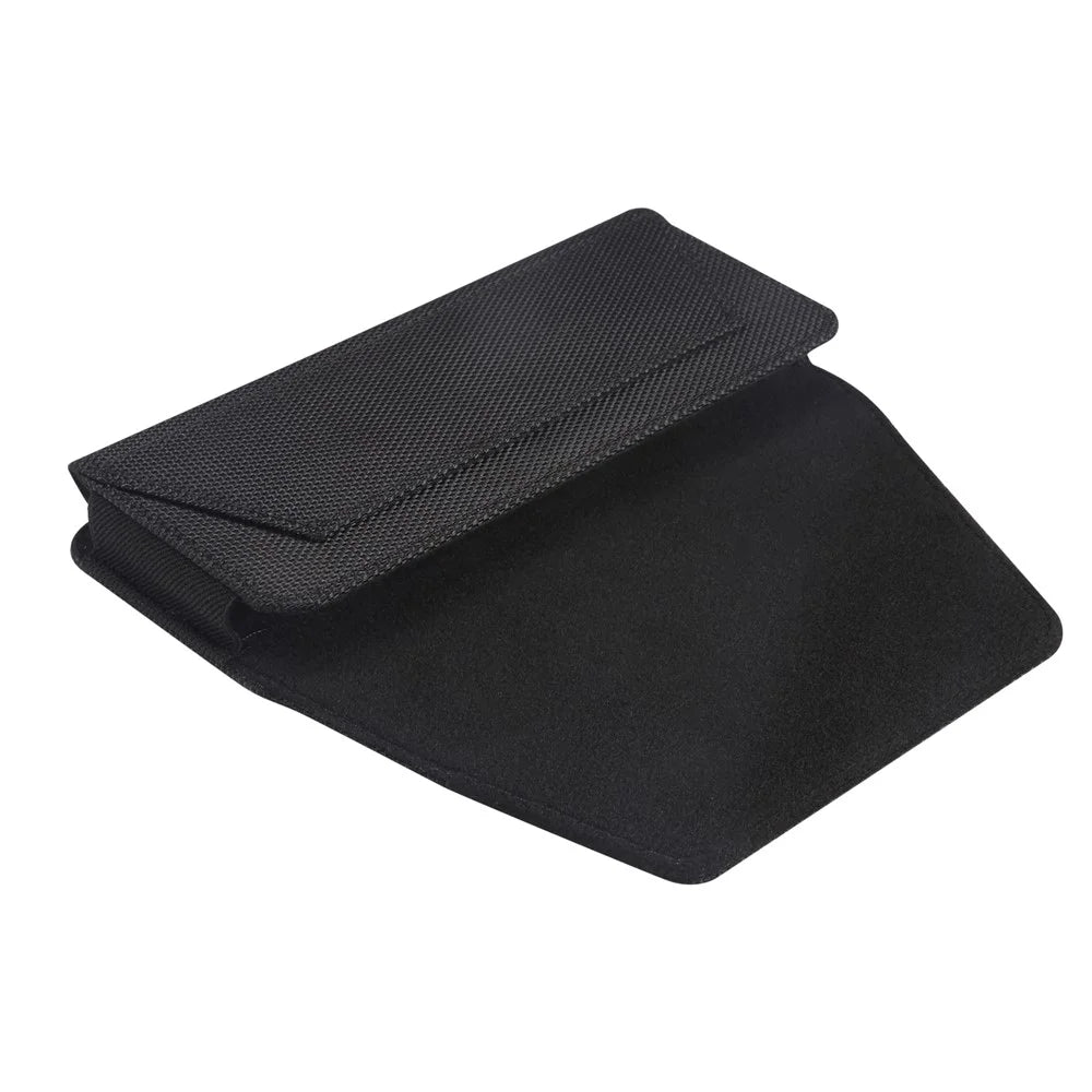 7.2 inch Phone Holster Magnetic Closure Oxford Fabric Belt Clip Universal Phone Pouch with Card Slot - Black - 3