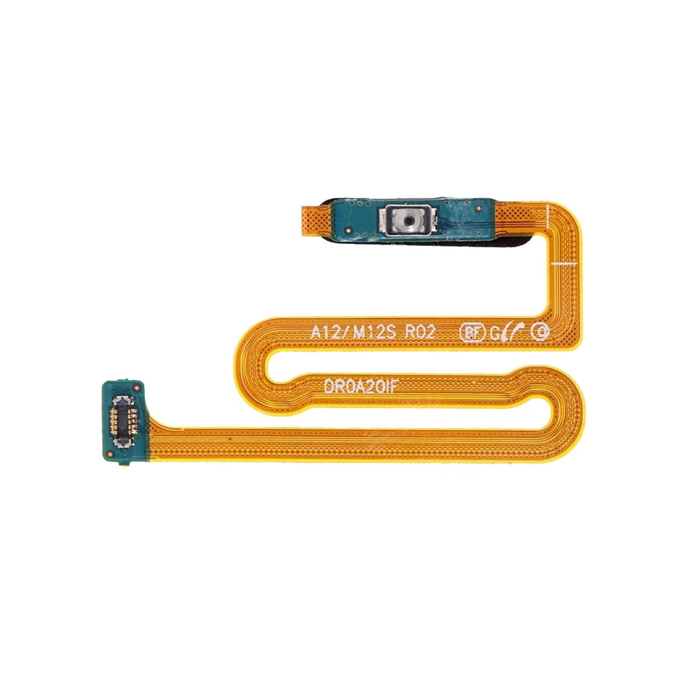 Power On/Off Flex Cable Replace Part (without Fingerprint Recognition Function) for Samsung Galaxy A12 - Black - 2