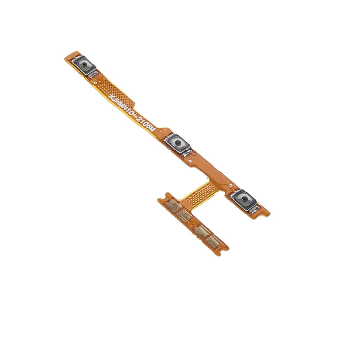Power On/Off and Volume Buttons Flex Cable Replace Part for Xiaomi Redmi Note 10 4G - 3