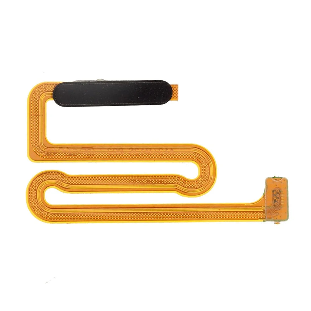 OEM Power Button Fingerprint Identification Flex Cable (with Fingerprint Recognition Function) (without Logo) for Samsung Galaxy A12 - Black - 1