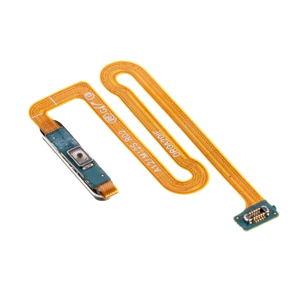 OEM Power Button Fingerprint Identification Flex Cable (with Fingerprint Recognition Function) (without Logo) for Samsung Galaxy A12 - Black - 3
