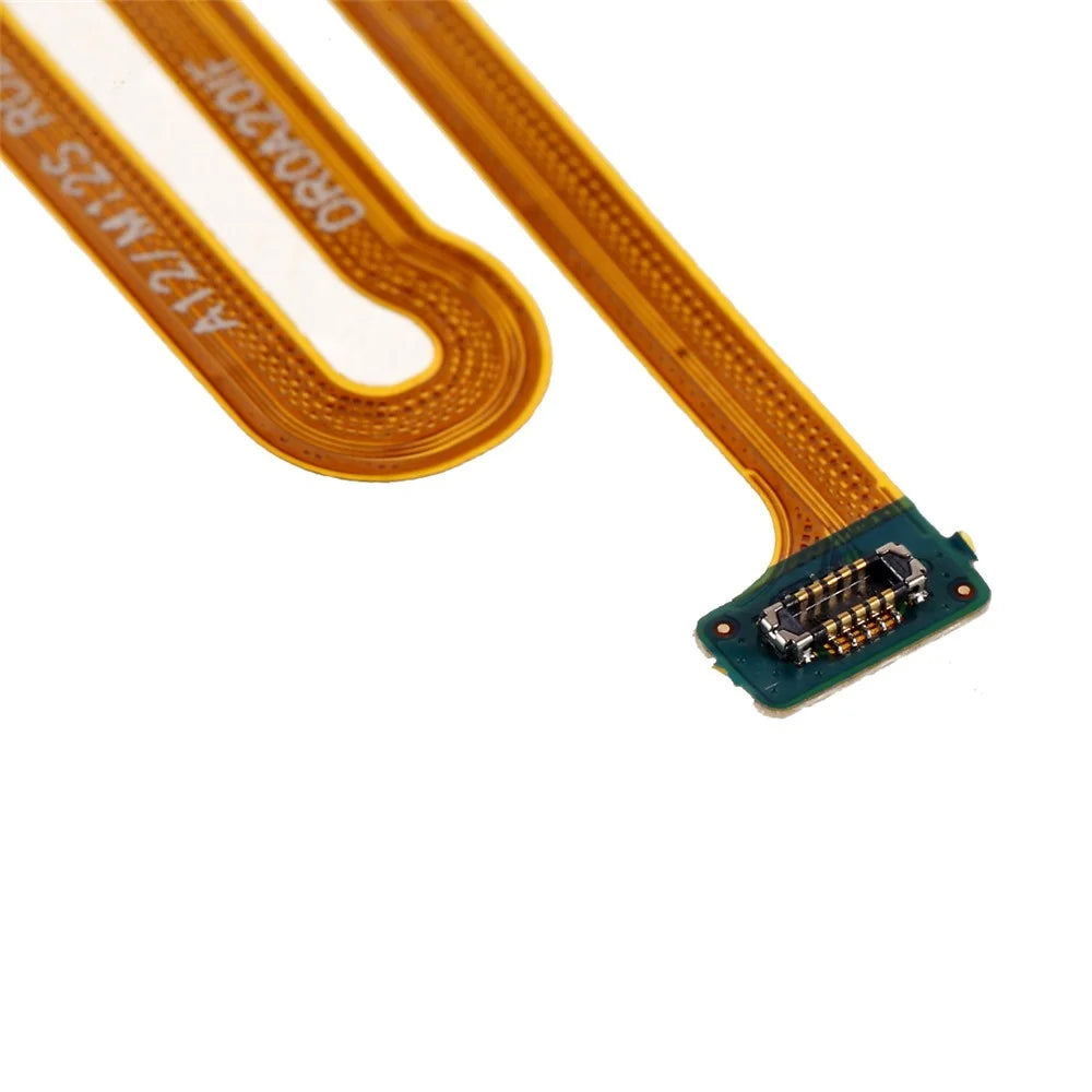 OEM Power Button Fingerprint Identification Flex Cable (with Fingerprint Recognition Function) (without Logo) for Samsung Galaxy A12 - Black - 4