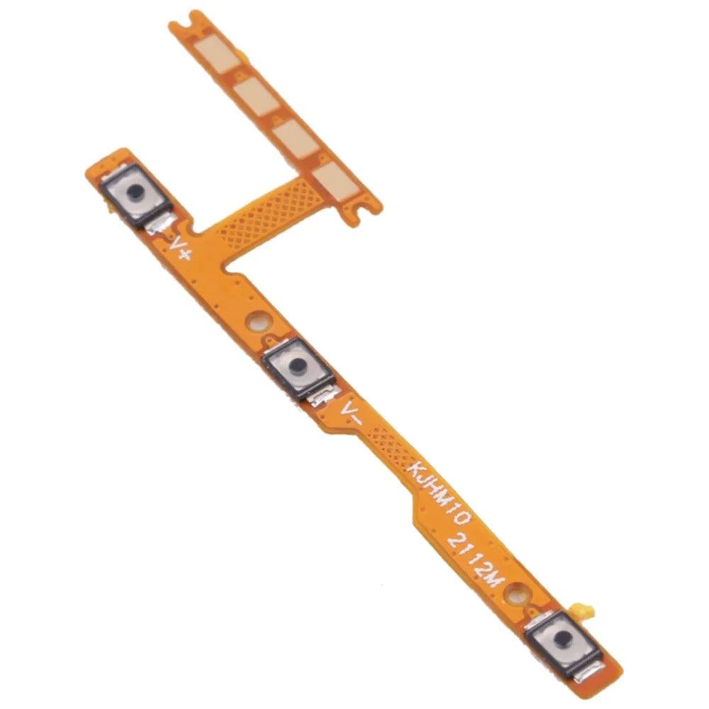 For Xiaomi Redmi 10 Power On/Off and Volume Flex Cable Replace Part (without Logo) - 1