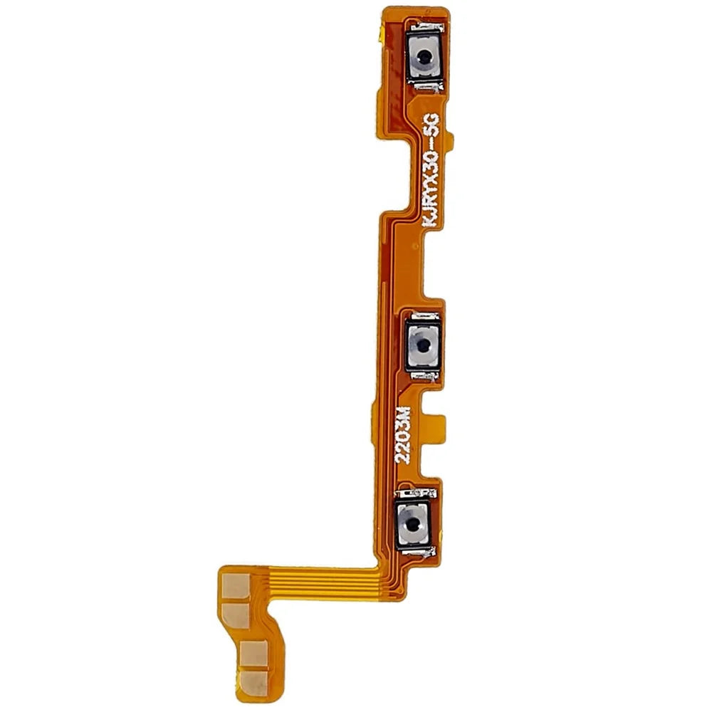 For Honor X30 Power On/Off and Volume Flex Cable Replace Part (without Logo) - 1