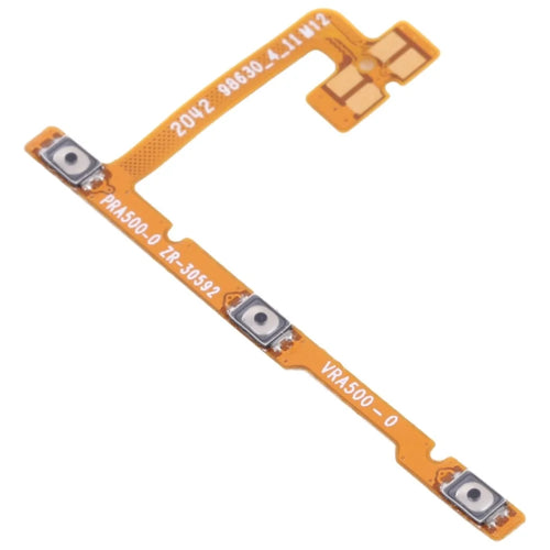 For Realme C11 (2021) Power On/Off and Volume Flex Cable Replacement Part (without Logo) - 1
