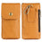Vintage Cowhide Leather Waist Bag Cellphone Loop Holster Men Belt Bag Two Phones Zipper Pouch - Brown - 1