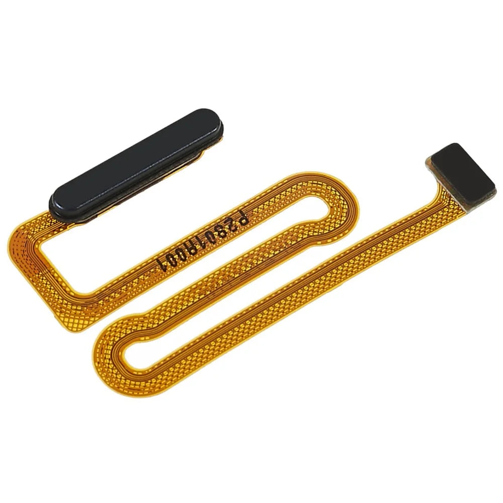 For Samsung Galaxy A14 4G A145F OEM Power On / Off Flex Cable Fingerprint Identification Flex Cable (without Logo) - Black - 1