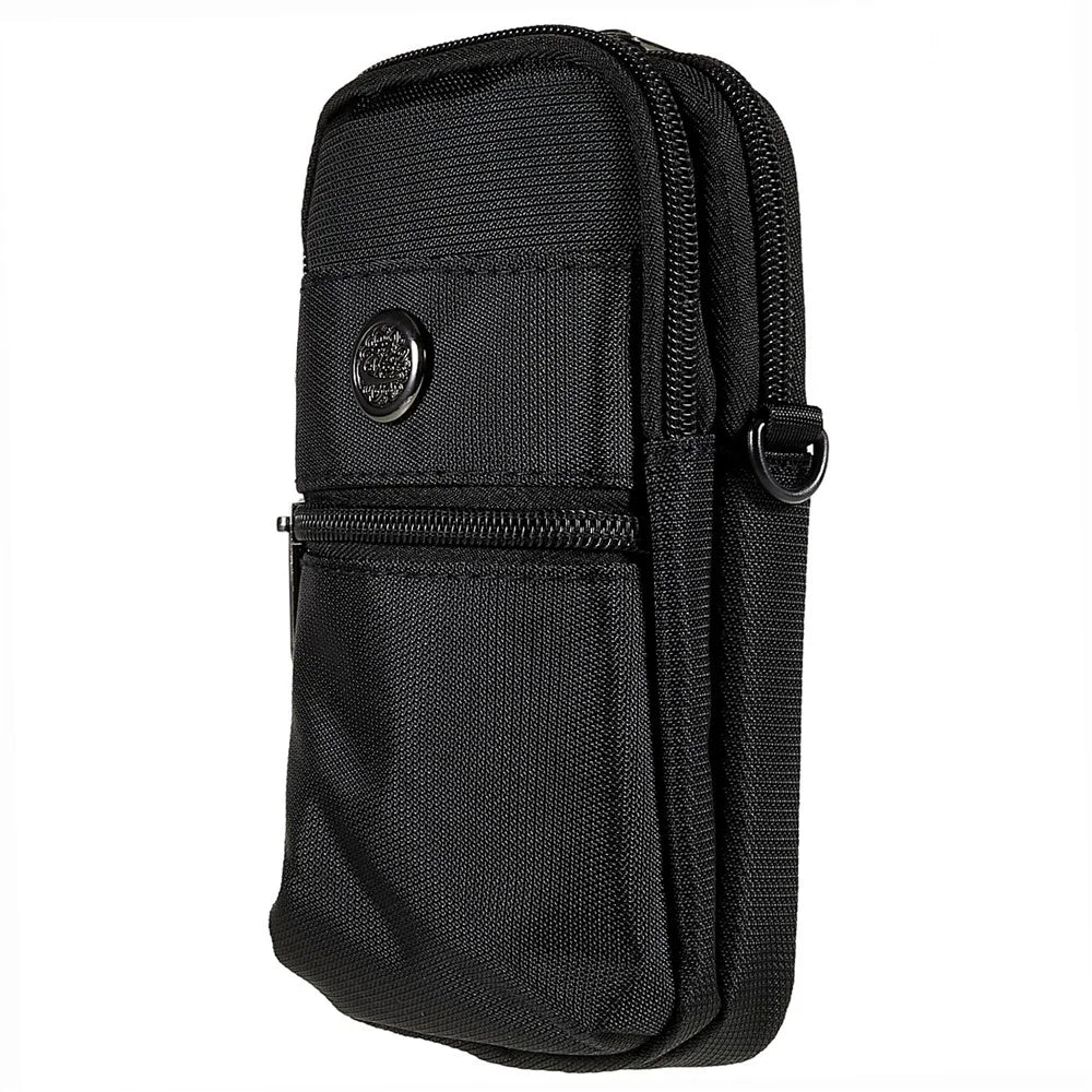 Universal Waist Bag for Phones within 6-inch, Dual Layer Oxford Cloth Belt Phone Pouch for Outdoor Sports - 1