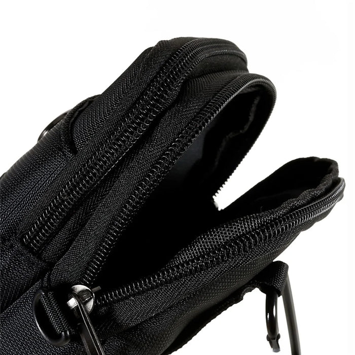 Universal Waist Bag for Phones within 6-inch, Dual Layer Oxford Cloth Belt Phone Pouch for Outdoor Sports - 5