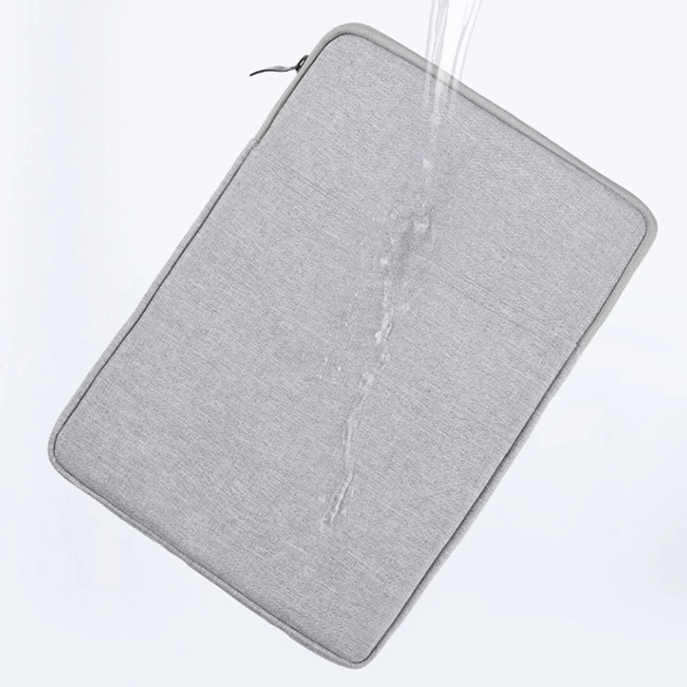 Anti-Drop Sleeve Bag for 10.5-inch Tablets Portable Carrying Case with Outer Pouch - Light Grey - 3